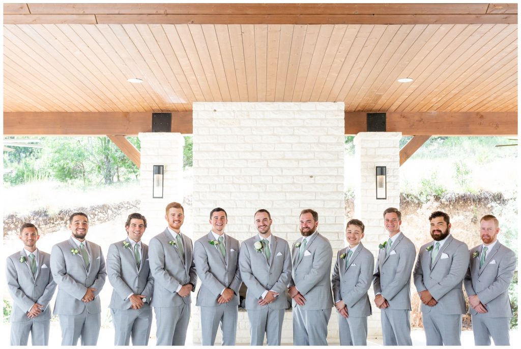Hill Country Wedding Bridal Party