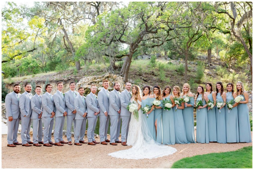 Hill Country Wedding Bridal Party