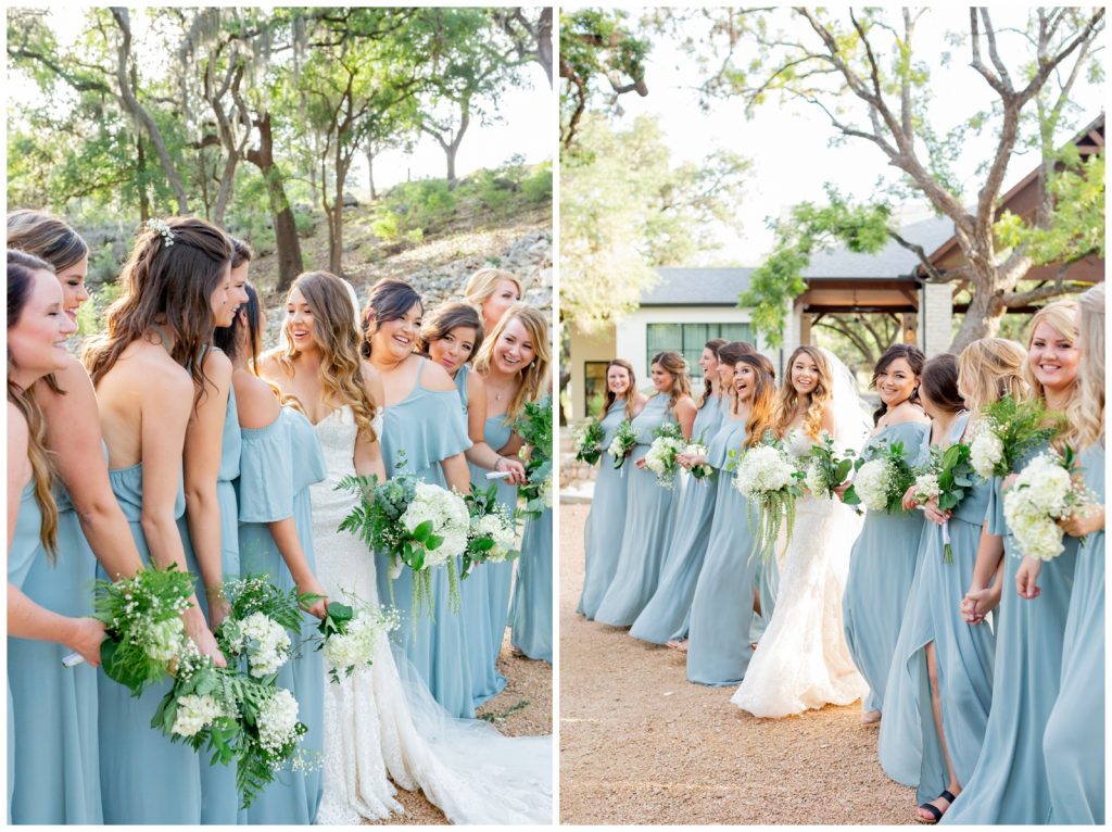 Hill Country Wedding Bridal Party